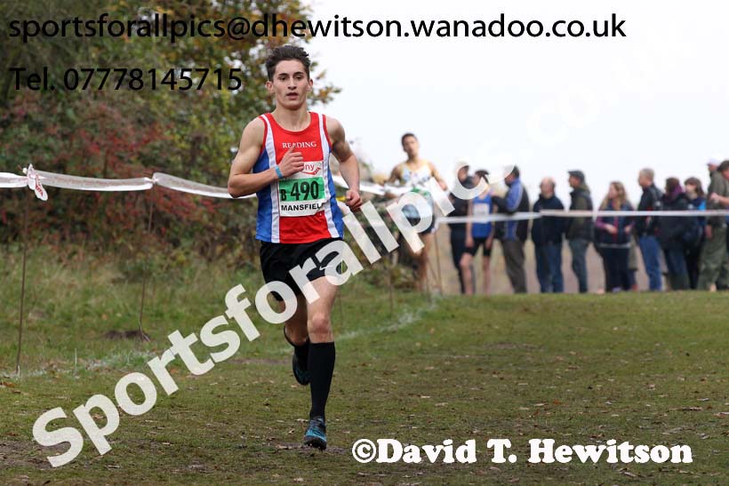 Men under-17s, National Cross Country Relays, Berry Park, Mansfield. Photo: David T. Hewitson/Sports for All Pics